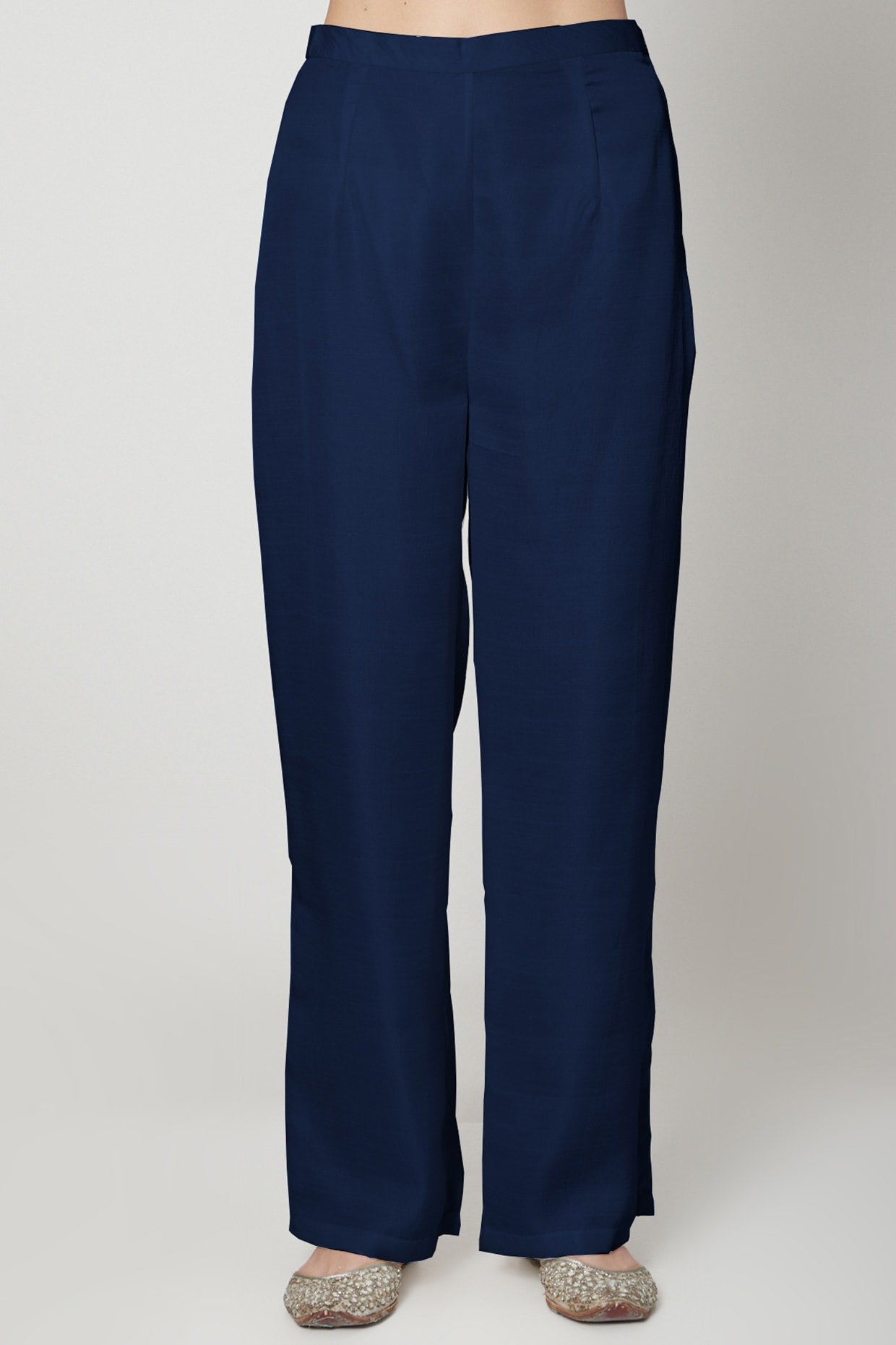 Blue Embroidered Kurta Set