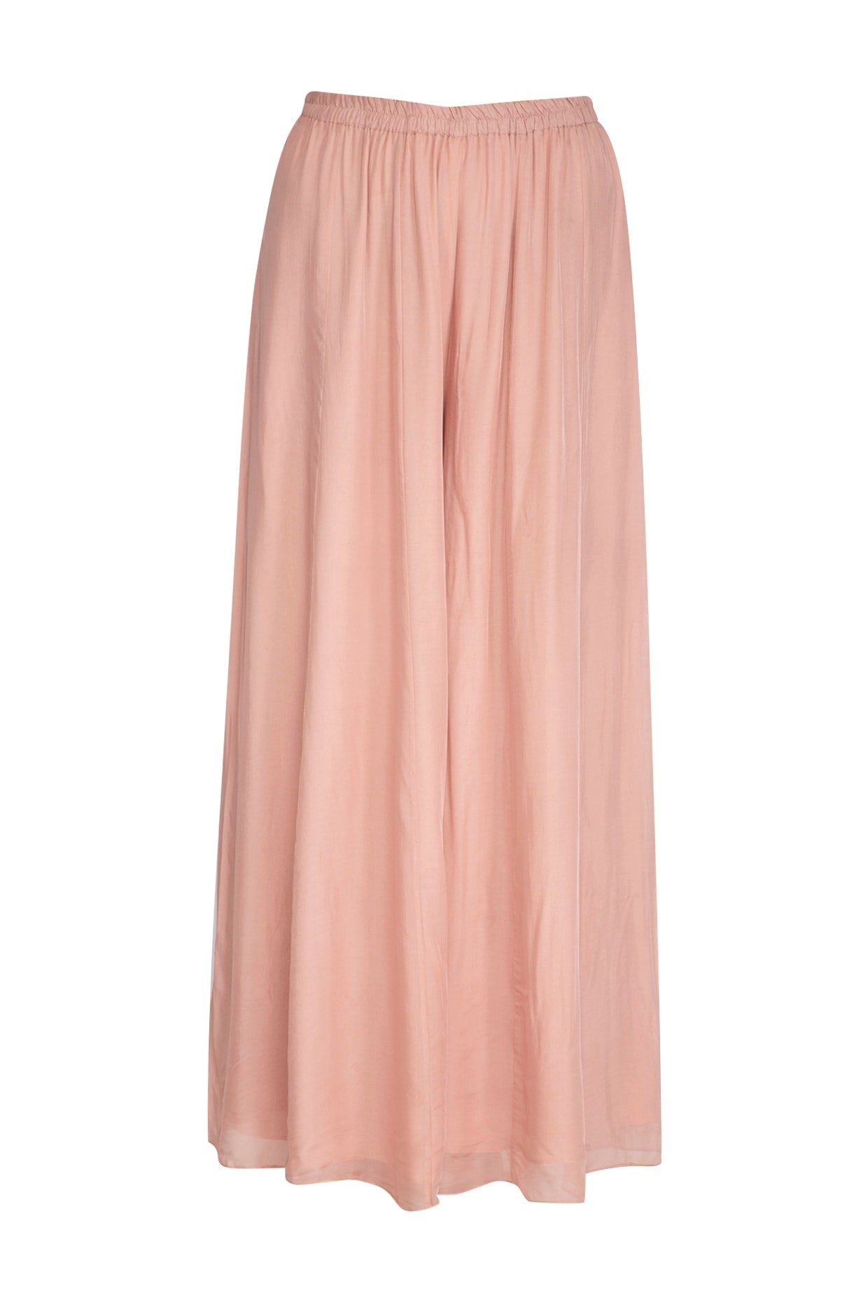 Icy Peach Embroidered Anarkali Set