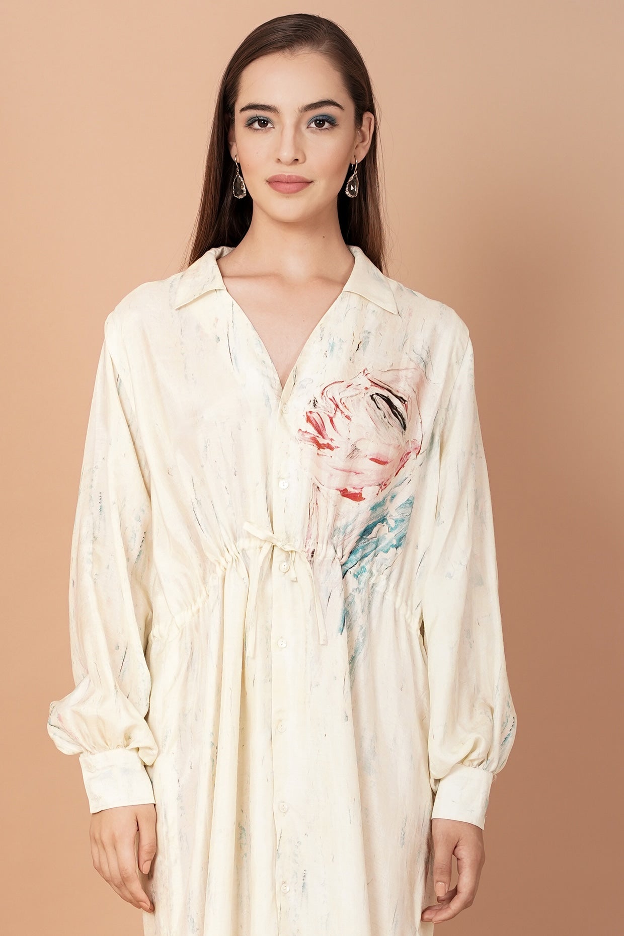 Off-White Printed Kaftan