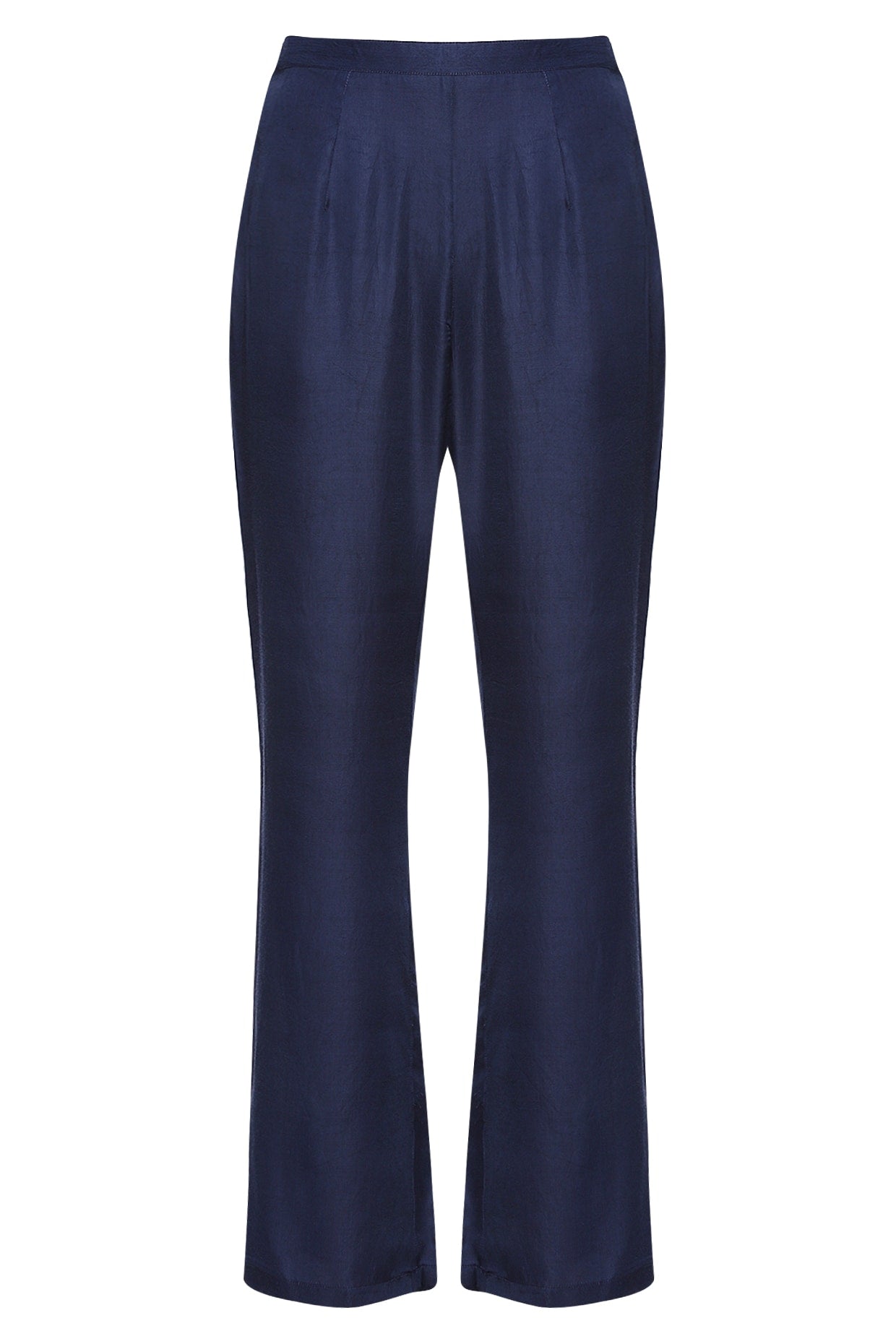 Blue Embroidered Kurta With Pants