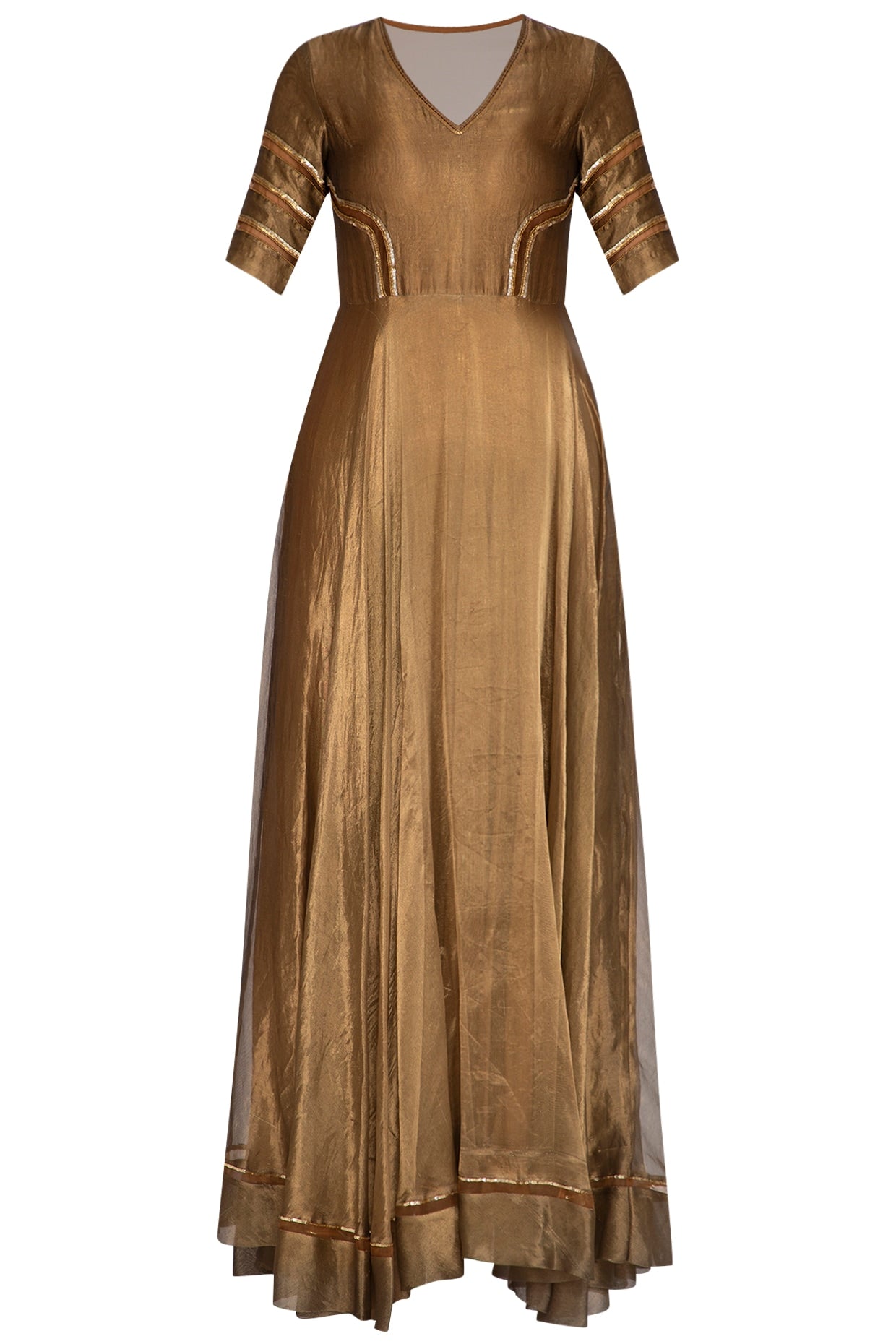Golden Embellished Gown