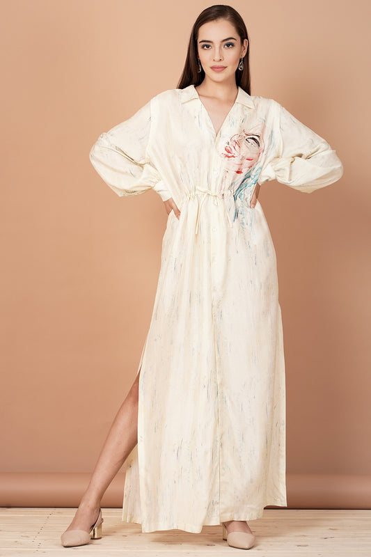 Off-White Printed Kaftan