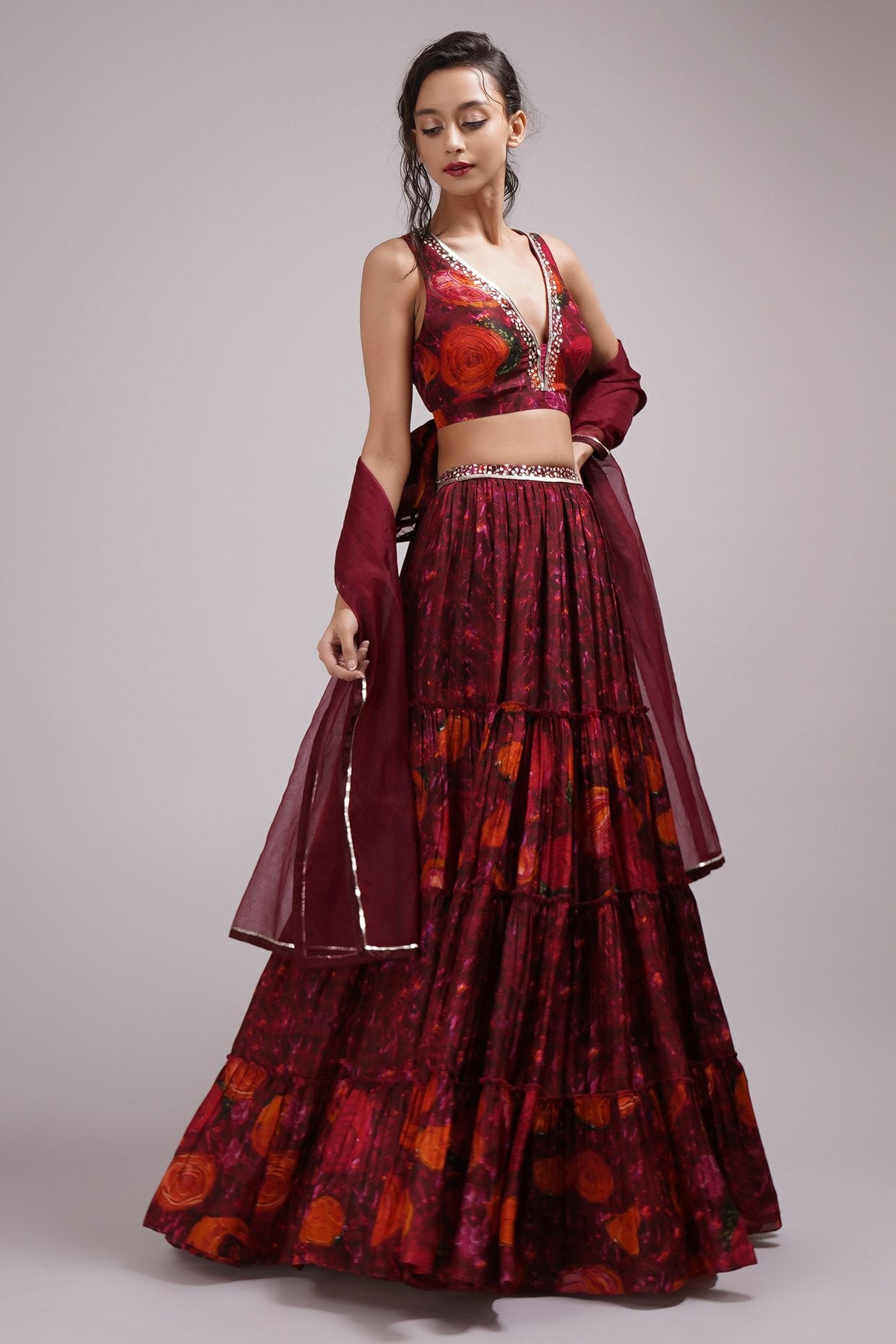 LEHENGA CHOLI WOMEN LEHNGA BLOUSE SKIRT SARI TOP SAREE INDIAN PAKISTANI  DRESS | eBay